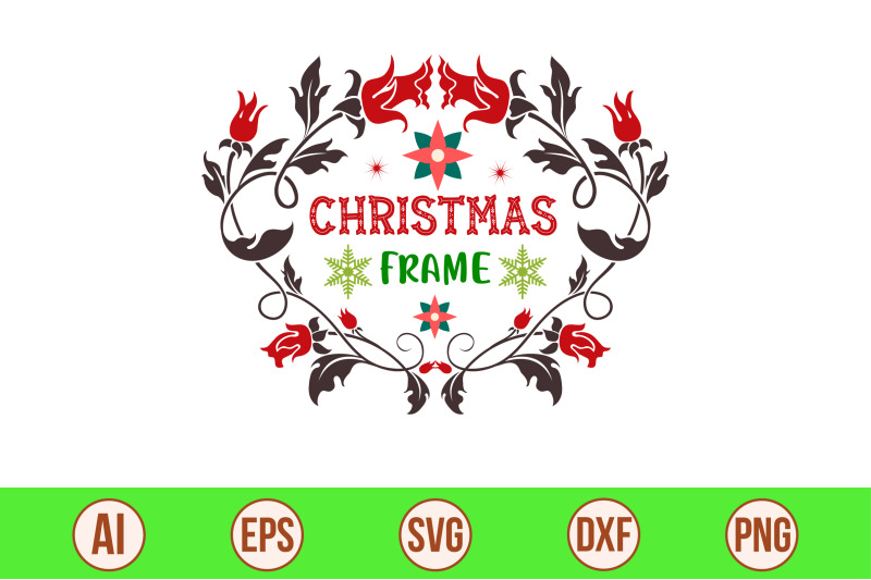 christmas-frame-svg-cut-file