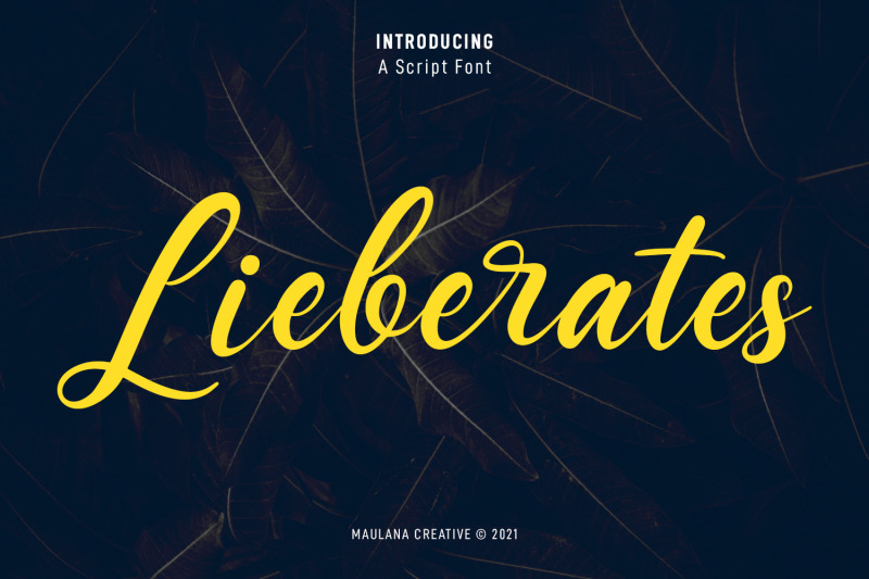 lieberates-script-font