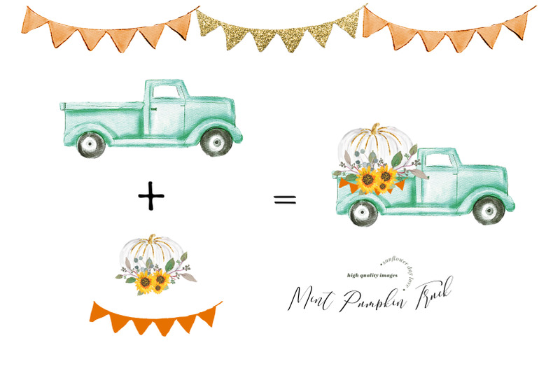 orange-pumpkin-mint-truck-clipart-mint-pickup-car-pumpkin