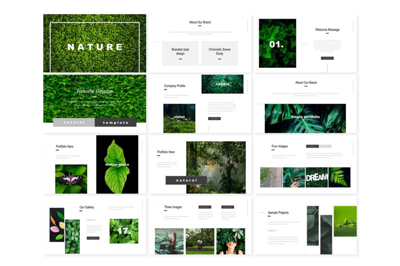 nature-google-slide-template