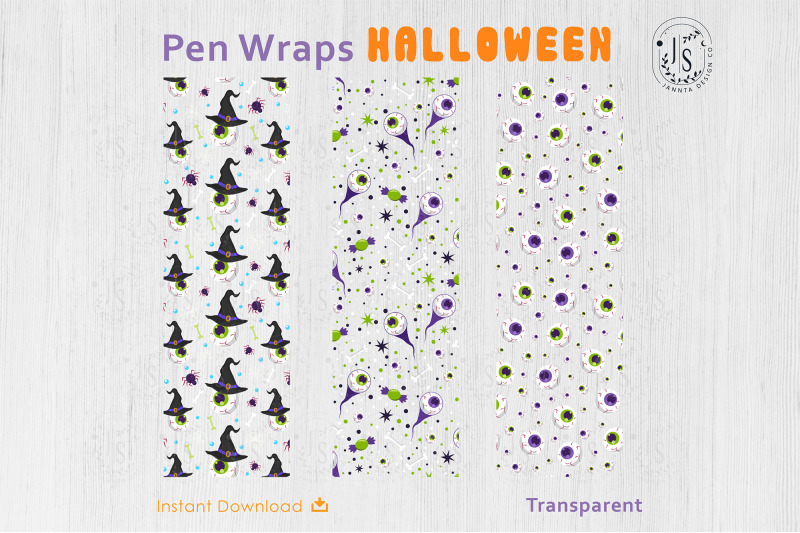halloween-eyeball-and-bone-pen-wraps-png-file-set