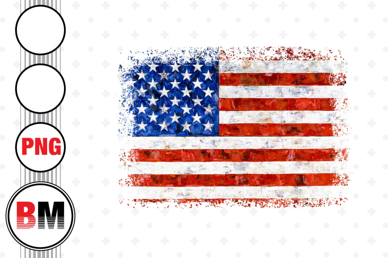 distressed-oil-paint-us-flag-png-files