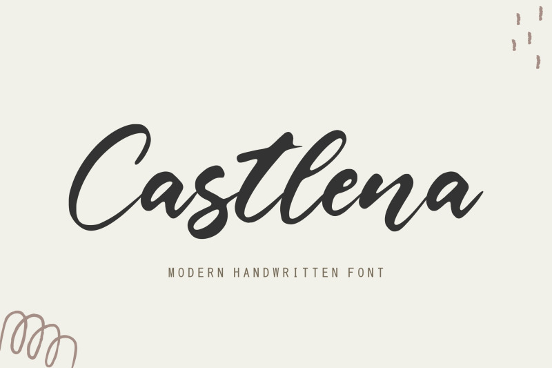 castlena-modern-handwritten-font