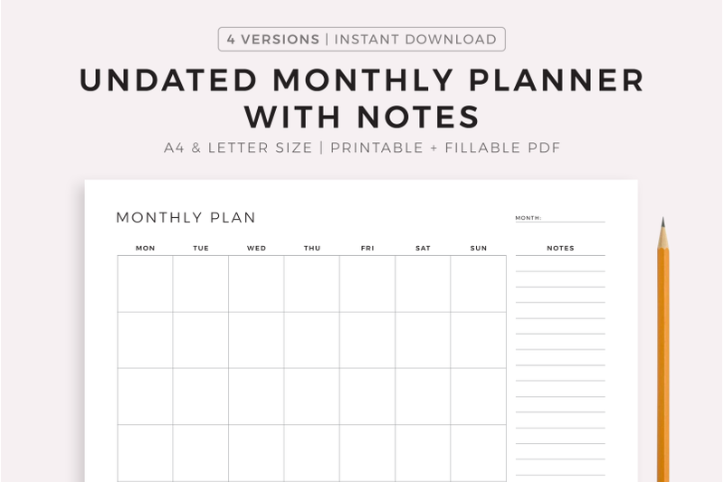 undated-monthly-planner-with-notes-printable-amp-fillable-pdf