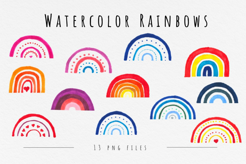 watercolor-rainbows-clipart-baby-shower