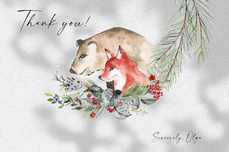 watercolor-forest-animals-clipart-cute-animals-clipart-woodland-anim