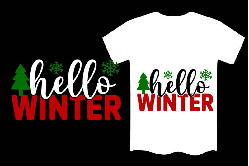 christmas-svg-t-shirt-design-template