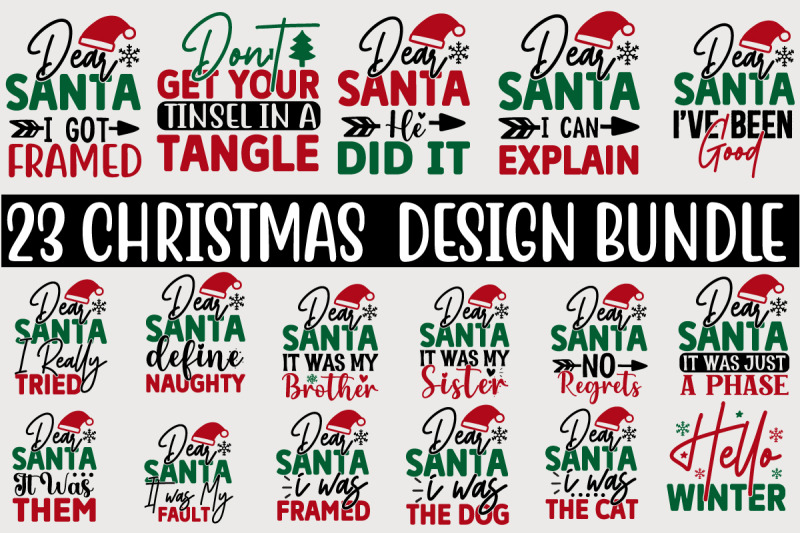 christmas-svg-t-shirt-design-bundle