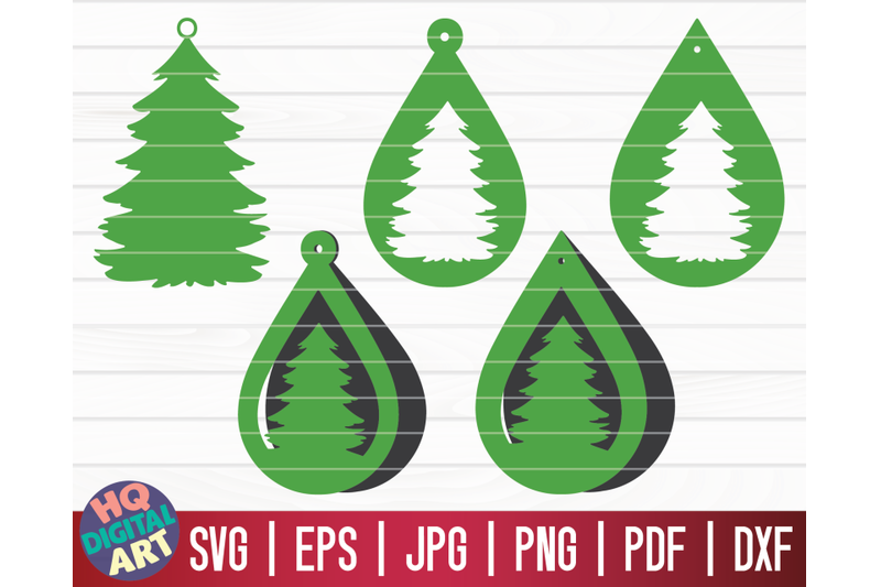 5-christmas-tree-earrings-svg-christmas-teardrop-earrings-svg