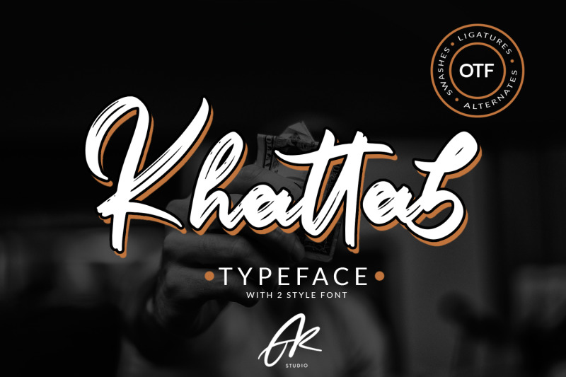 khattab-brush-font-font-duo