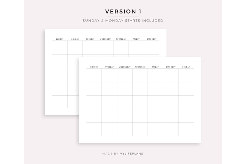 blank-monthly-calendar-printable-landscape-minimal-calendar-template