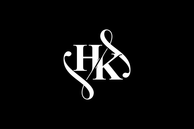 hk-monogram-logo-design-v6