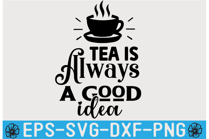 tea-svg-t-shirt-design-template