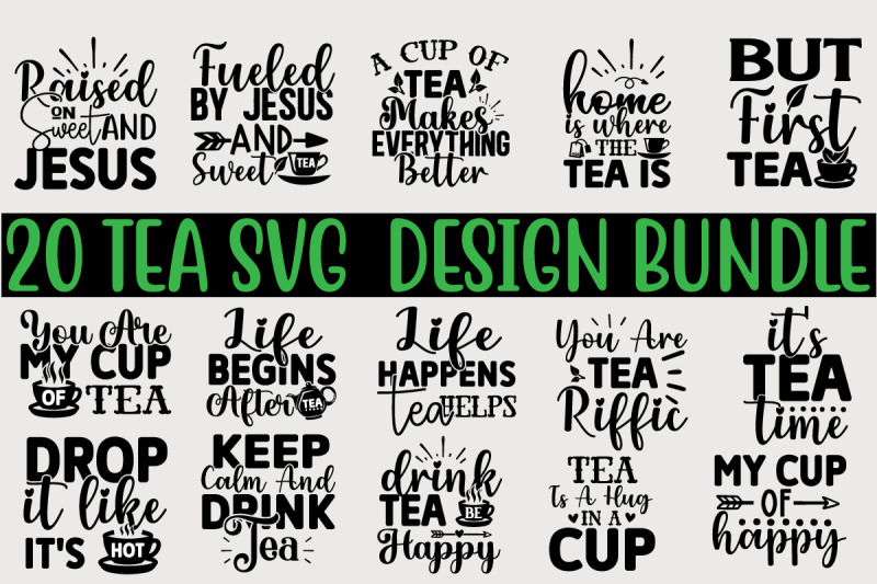 tea-svg-t-shirt-design-bundle