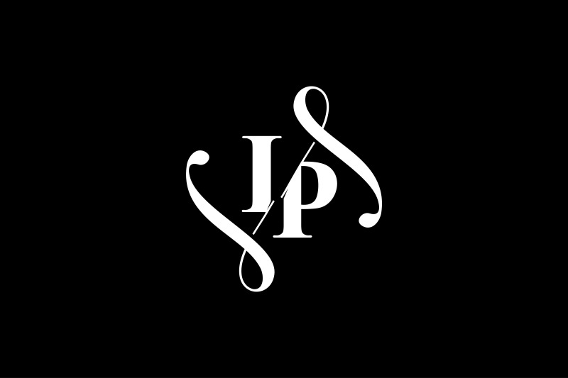 ip-monogram-logo-design-v6