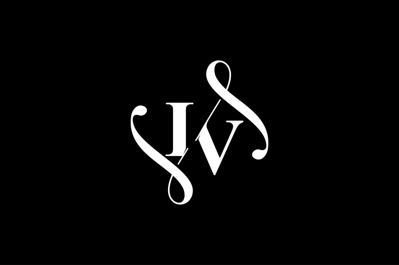 iv-monogram-logo-design-v6