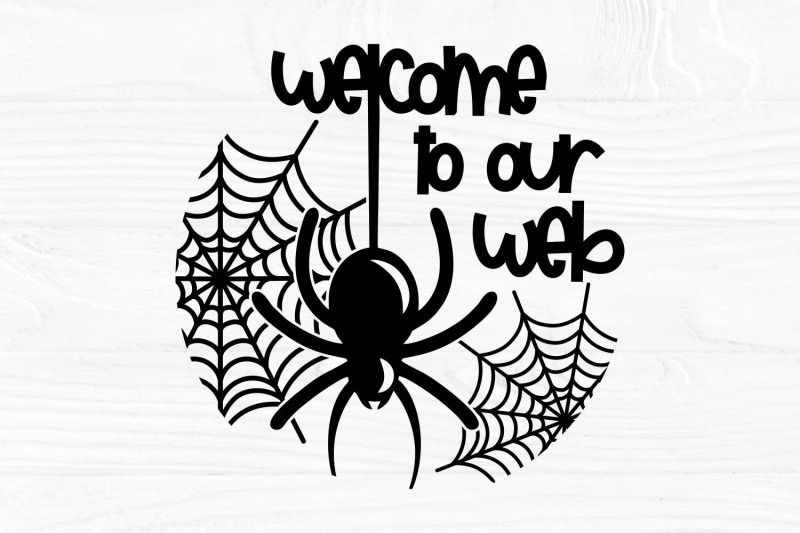 welcome-to-our-web-svg-round-halloween-sign-svg