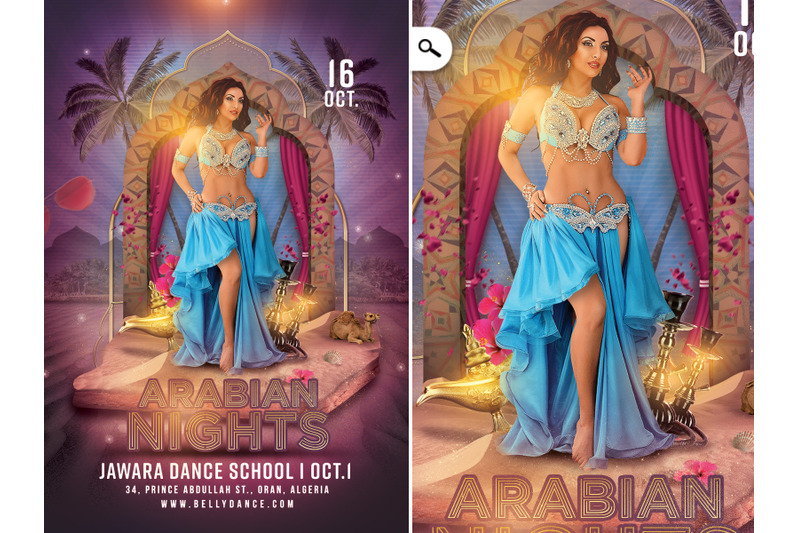 arabic-nights-belly-dancing-flyer