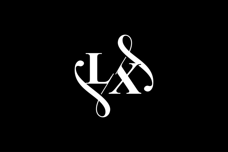 lx-monogram-logo-design-v6