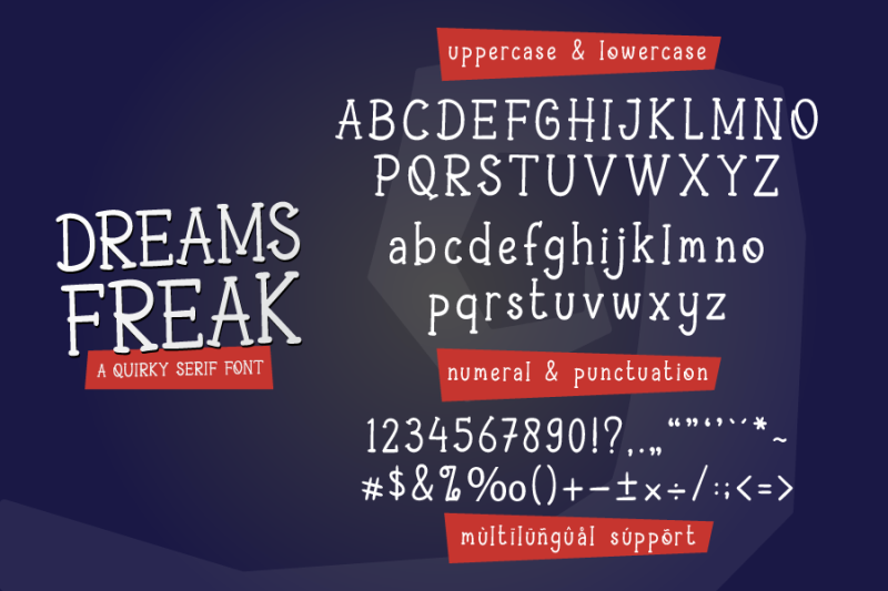 dreams-freak-a-quirky-serif-font