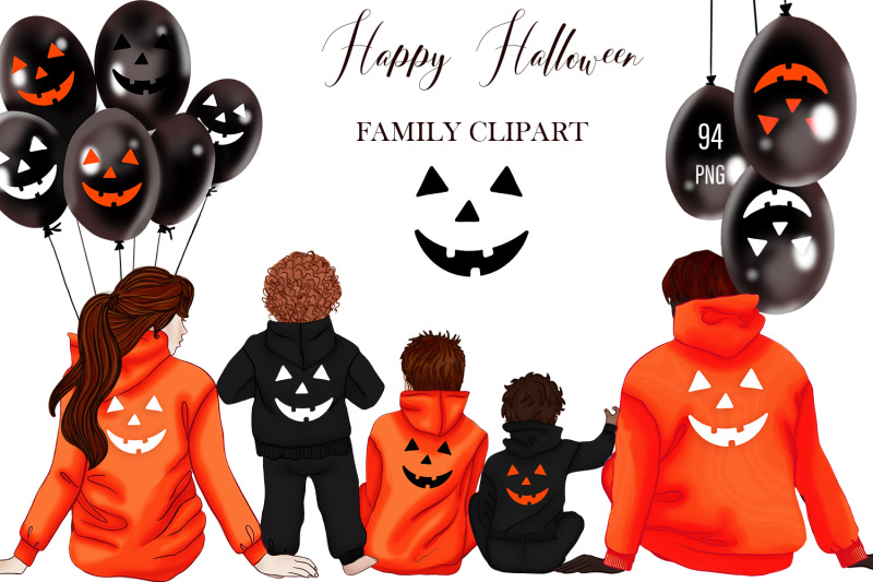 halloween-family-clipart-family-sitting-happy-halloween