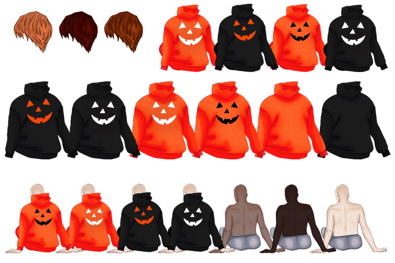 halloween-family-clipart-family-sitting-happy-halloween