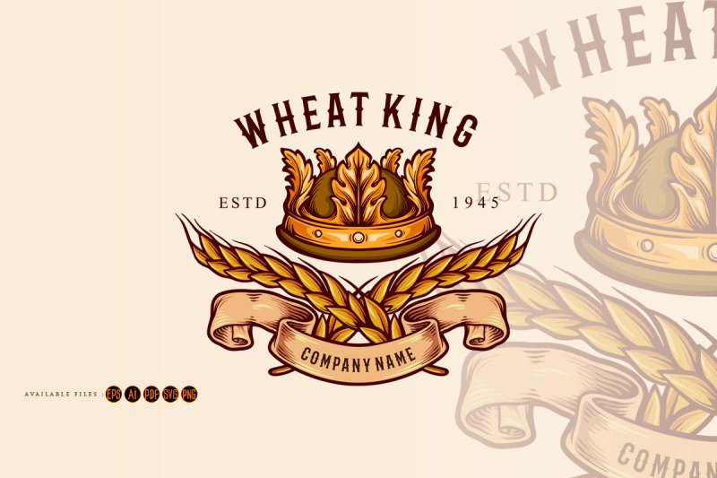 wheat-king-crown-logo-badge-illustrations