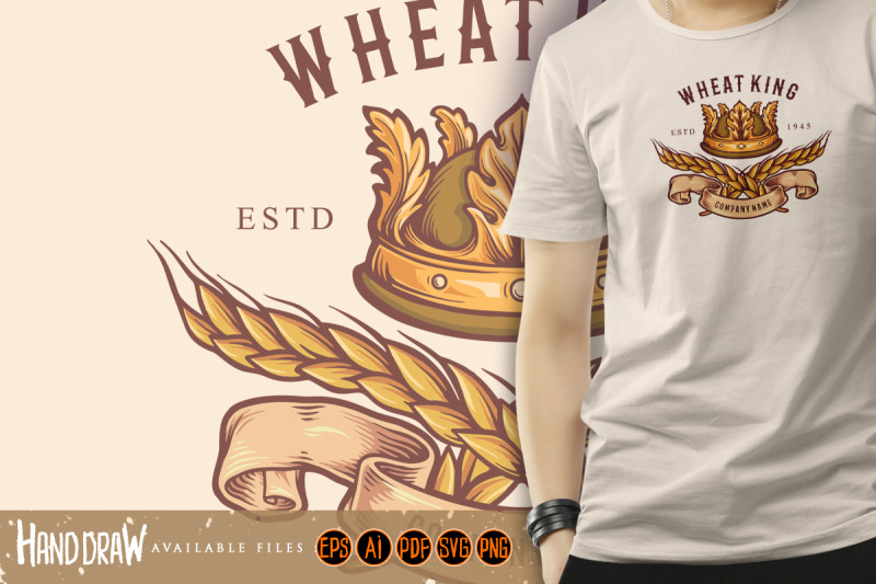 wheat-king-crown-logo-badge-illustrations