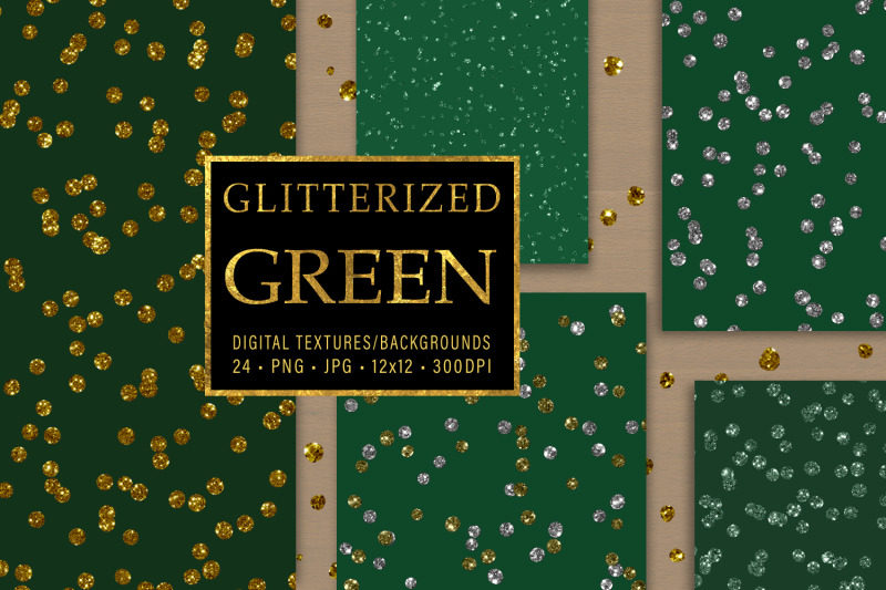 glitterized-green