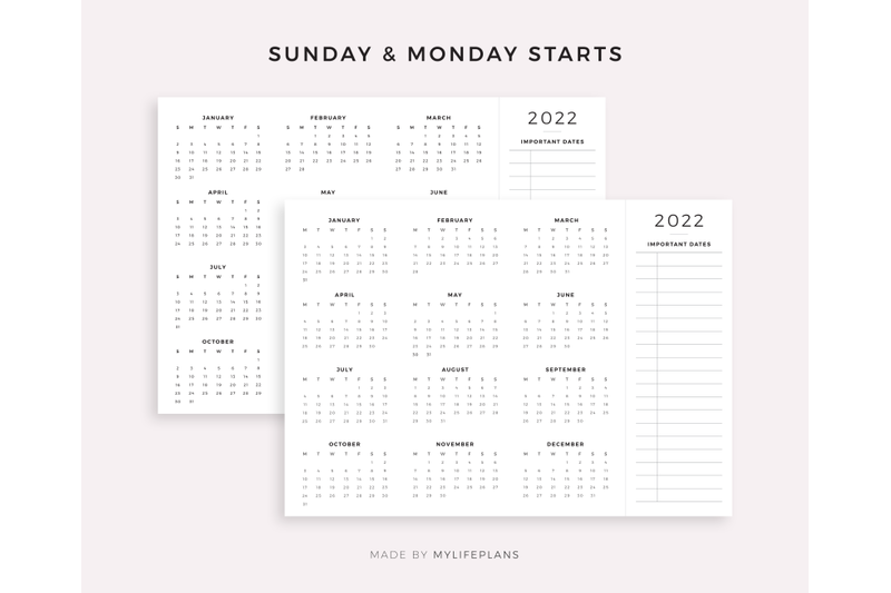 2022-calendar-with-important-dates-year-calendar-on-one-page