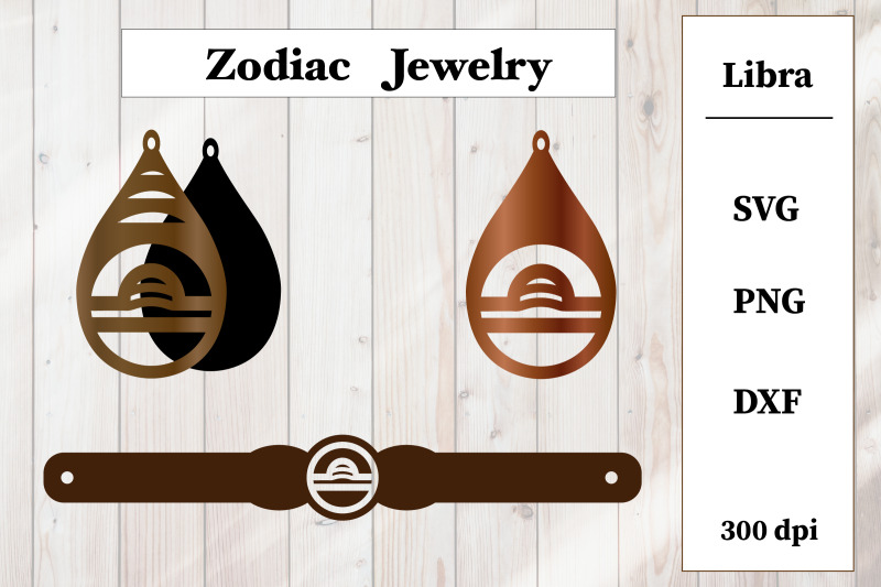 set-of-jewelry-with-zodiac-sign-libra-earrings-bracelet