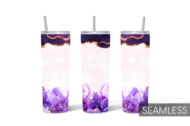 flower-glitter-tumbler-sublimation