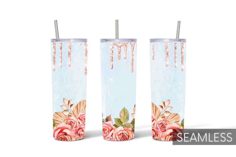 flower-glitter-tumbler-sublimation