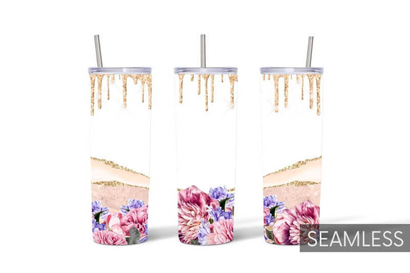 flower-glitter-tumbler-sublimation