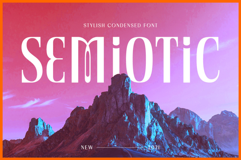 semiotic-stylish-condensed-font