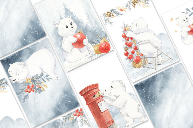 christmas-polar-bear