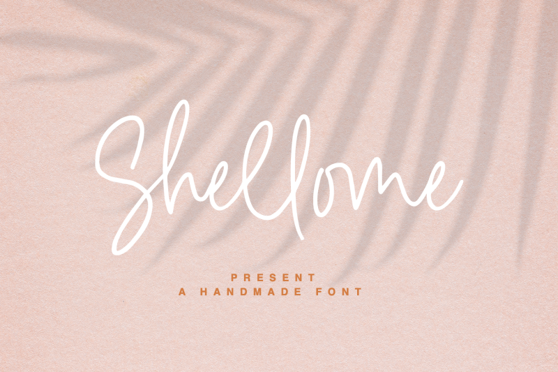 shellome-a-handmade-font