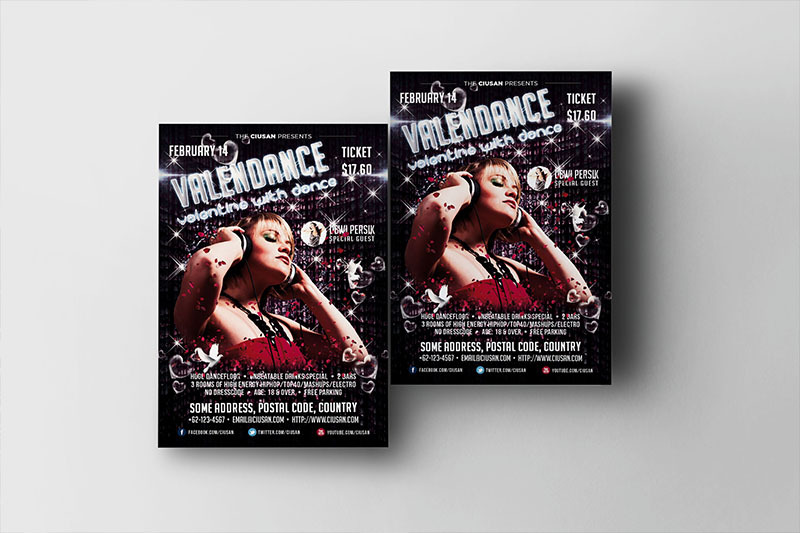 valendance-flyer-template