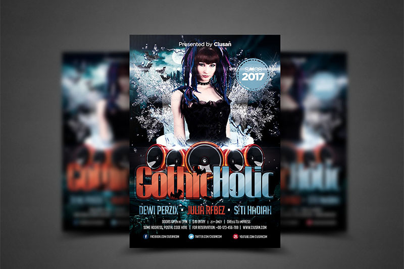 gothic-holic-flyer-template