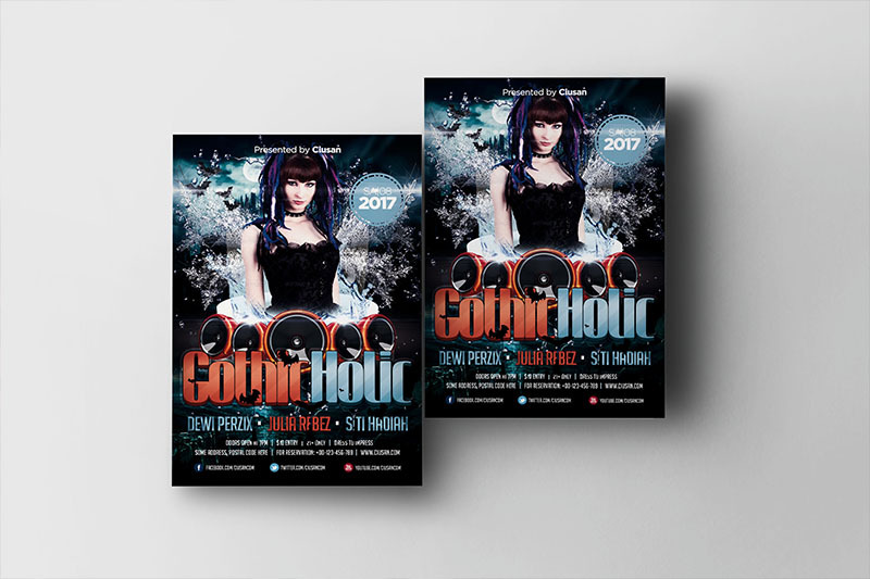 gothic-holic-flyer-template