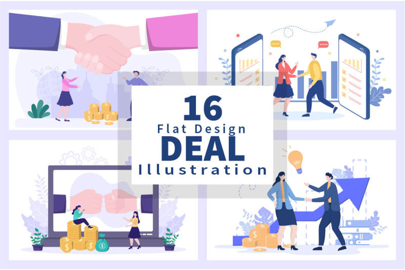 16-two-businessmen-reach-a-deal-shaking-hands-vector