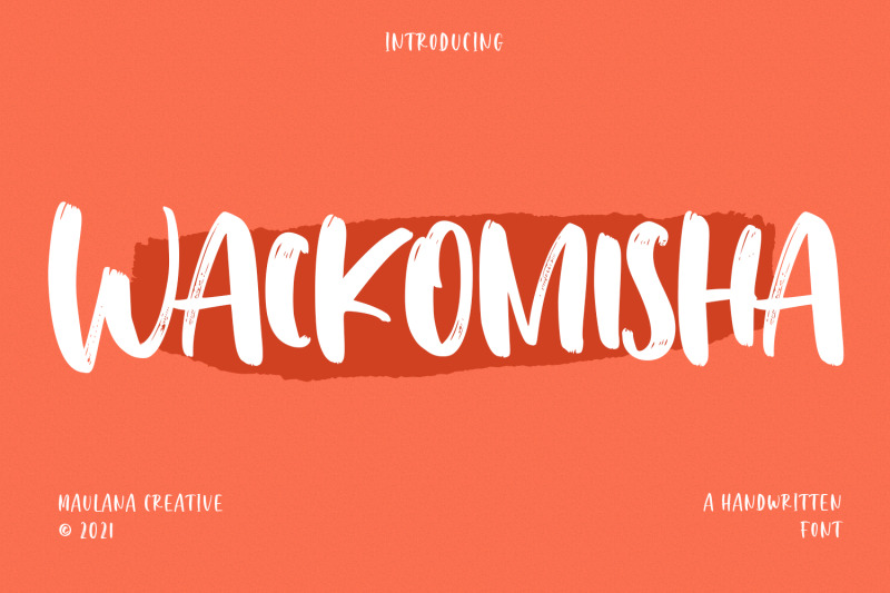 wackomisha-handwritten-brush-font