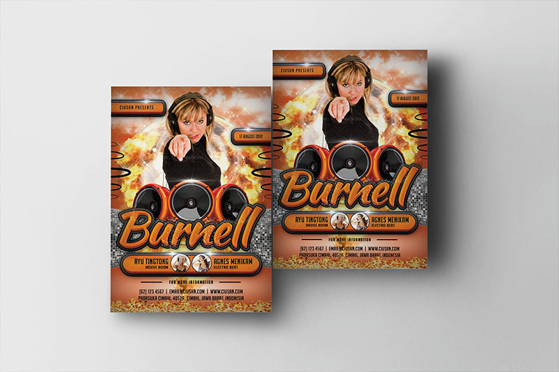 burnell-flyer-template