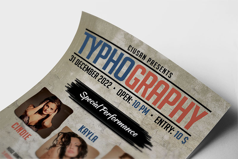 typhography-flyer-template
