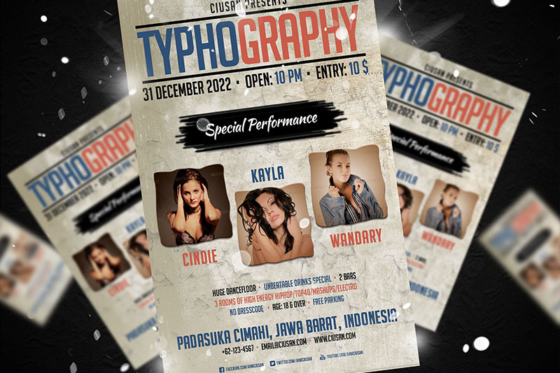typhography-flyer-template