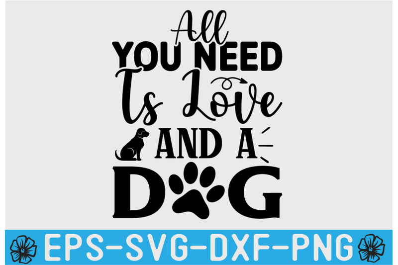 dog-svg-quotes-t-shirt-design-template