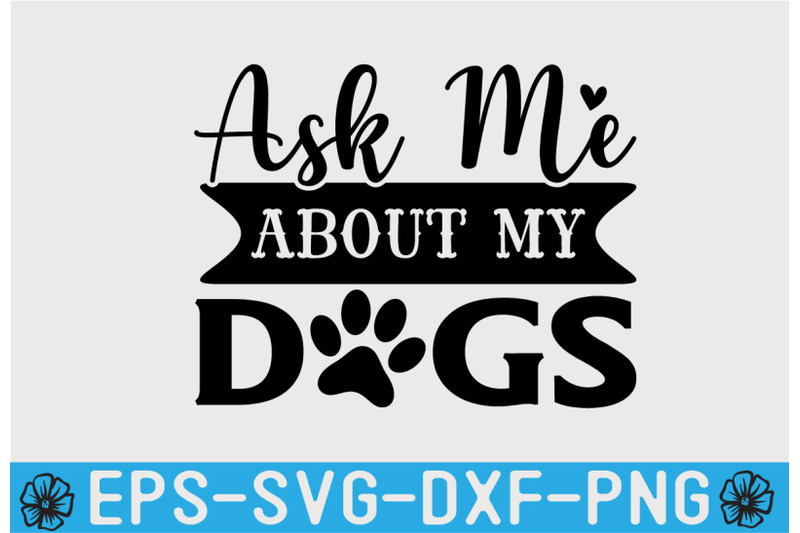 dog-svg-quotes-t-shirt-design-template