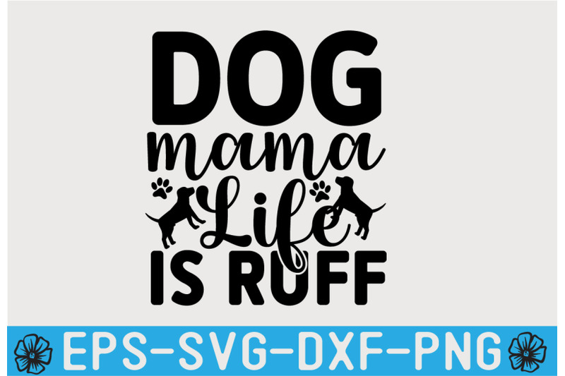 dog-svg-quotes-t-shirt-design-template