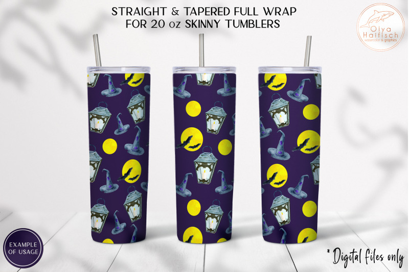 halloween-tumbler-wrap-20-oz-sublimation-design