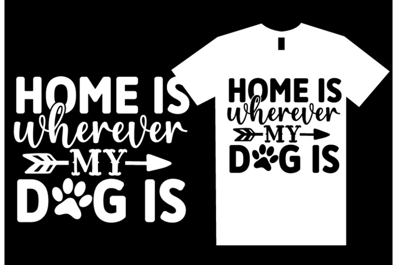 dog-svg-quotes-t-shirt-design-template